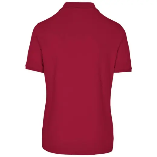 Mens Houston Stretch Golf Shirt Red Back